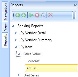 HIMPACT Screenshot - Rankings Tool Reports ribbon